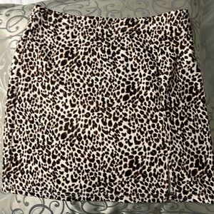Shein leopard mini skirt
